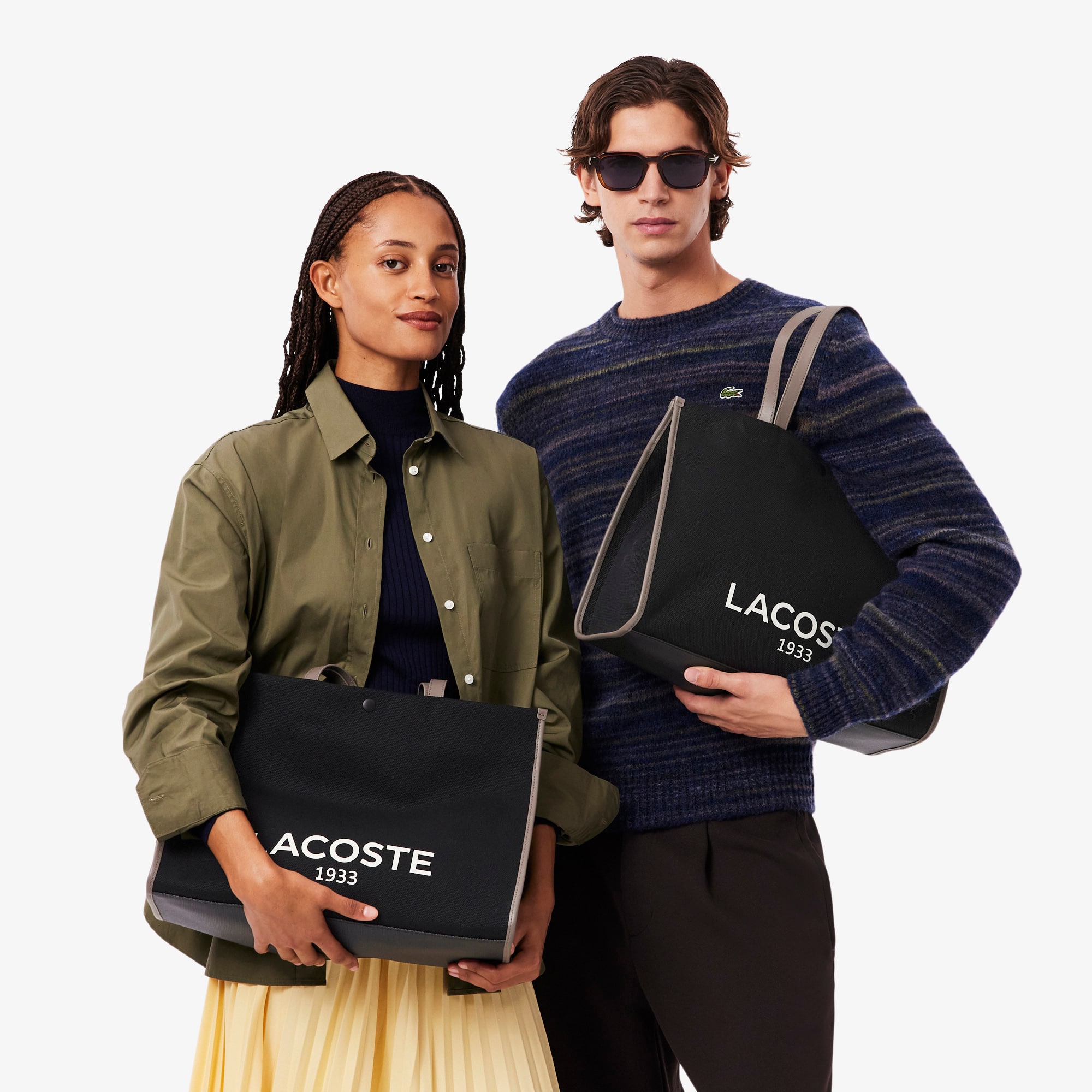 Large Heritage Canvas Tote - Bags - New In 2025 | Lacoste