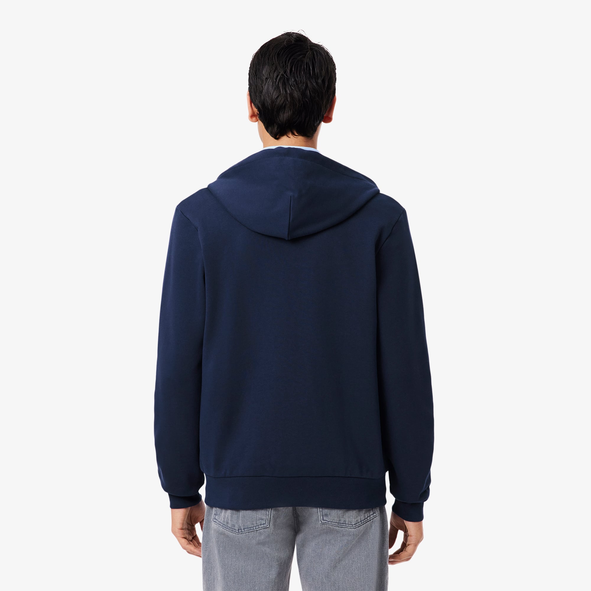 パーカー・フーディ LACOSTE SS25 ZIPPER HOODIE (SH9809 166) Men's Zip-Up Colorblock Hoodie - Sweaters & Sweatshirts
