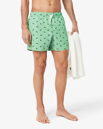 Men's Crocodile Print Swim Trunks
