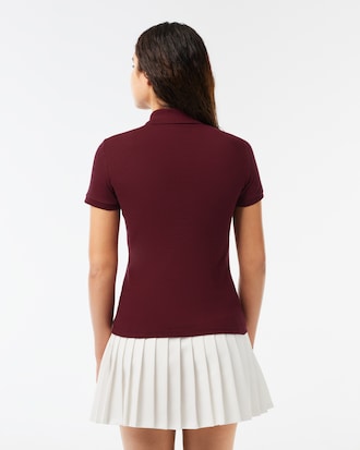 Women's L.12.D Slim Fit Stretch Mini Piqué Polo
