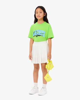 Kids' Crocodile Print Cotton T-Shirt