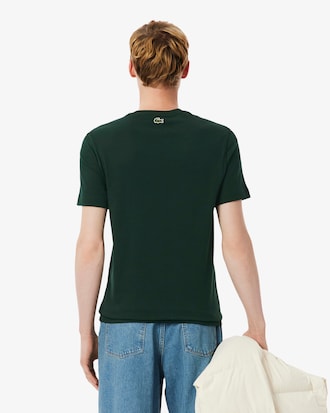 Playera de algodón estampada