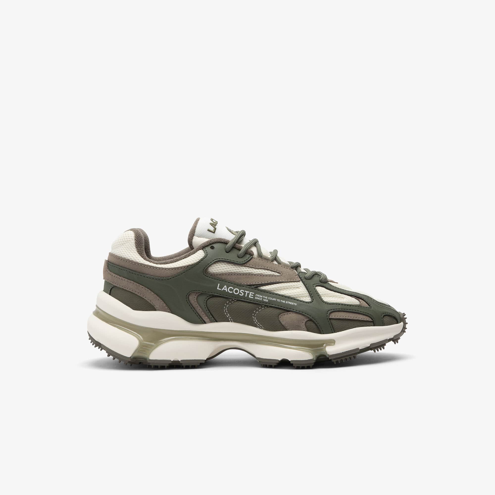 Lacoste L003 2k24 Lace-up Chunky Sneakers In Green
