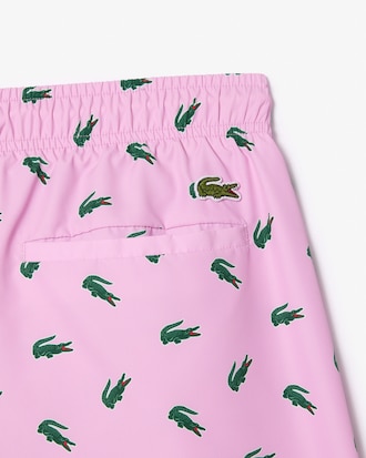 Men's Crocodile Print Swim Trunks