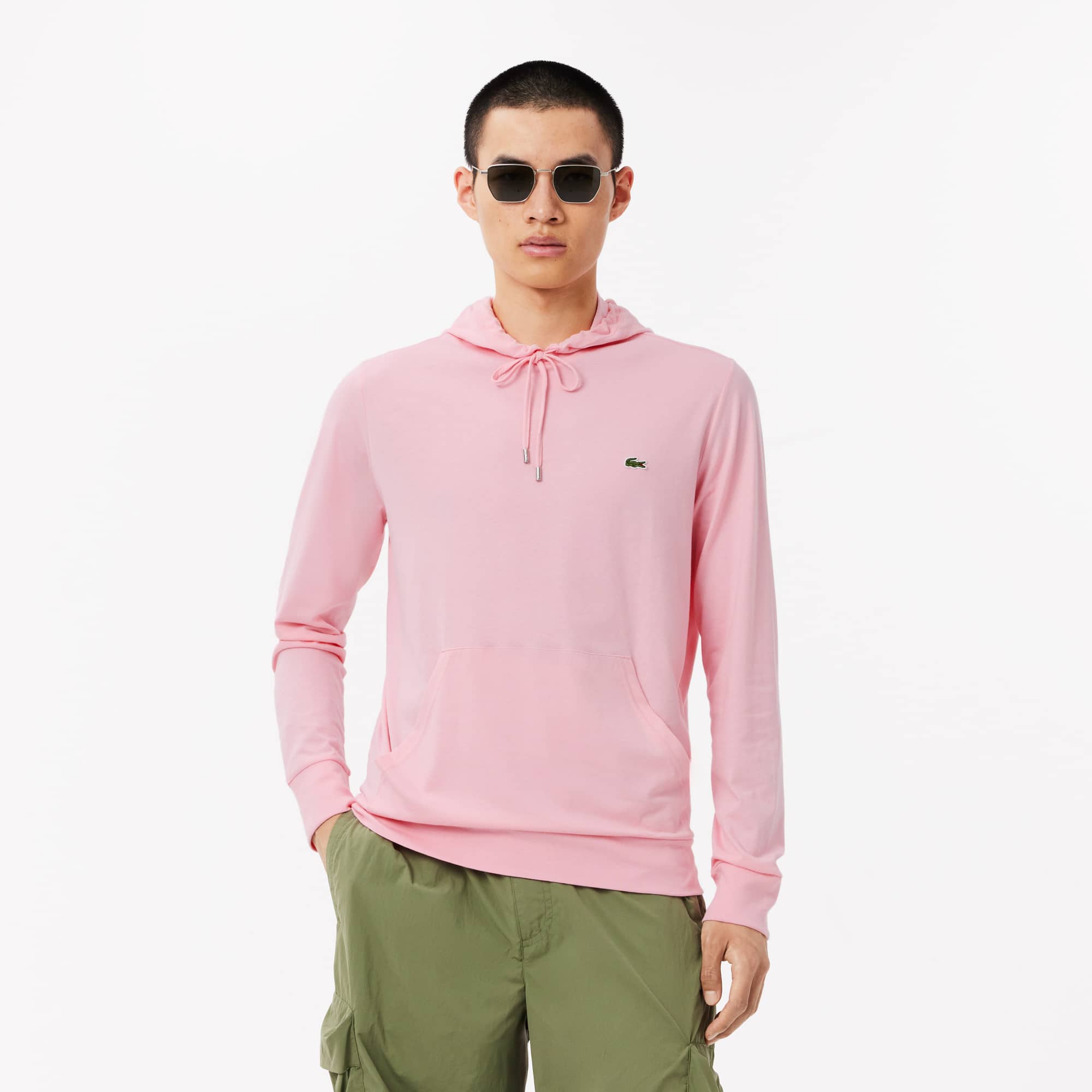 Men's Long Sleeve Hooded T-Shirt - T-shirts - New In 2025