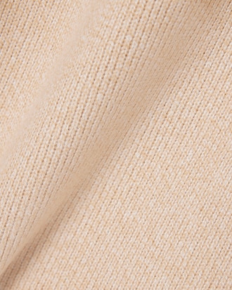 Oversized Ribbed Polo Sweatshirt