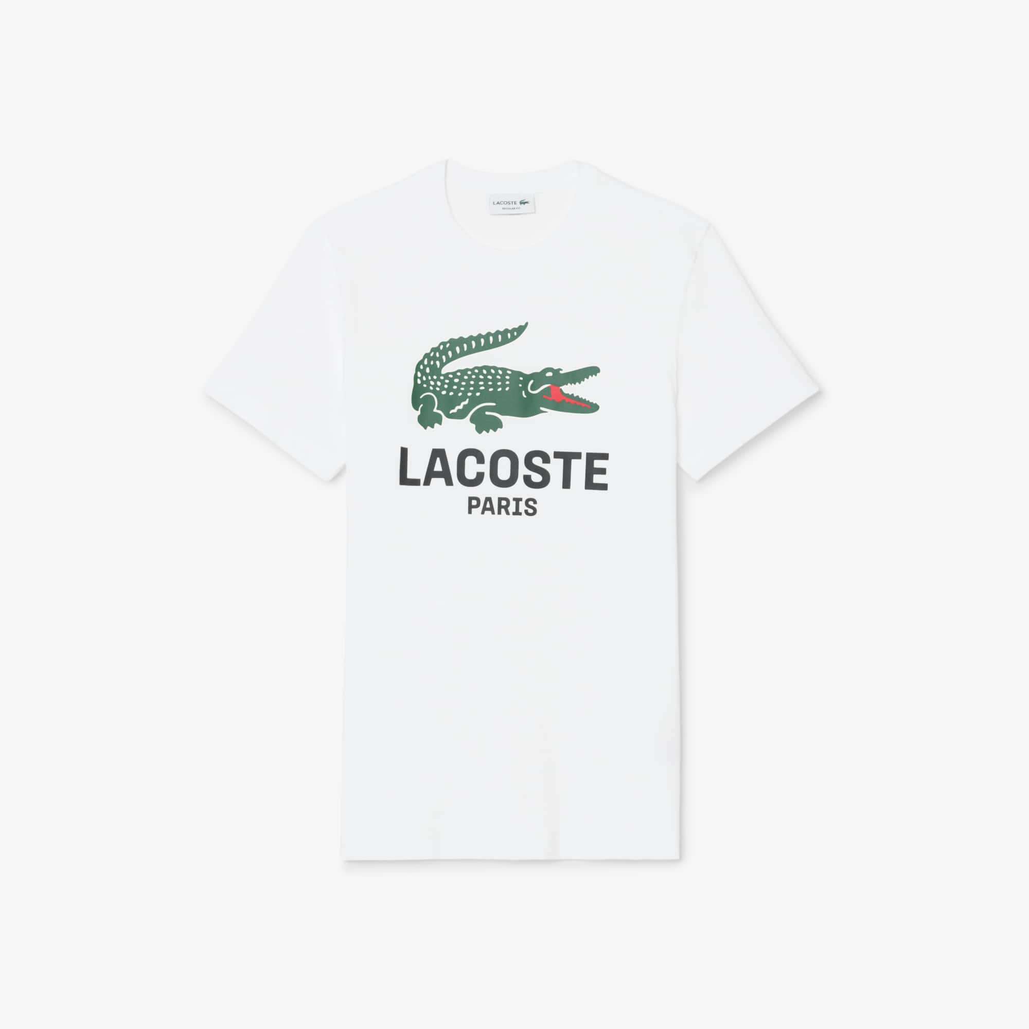 Men's Printed Cotton T-Shirt - T-shirts - New In 2026 | Lacoste