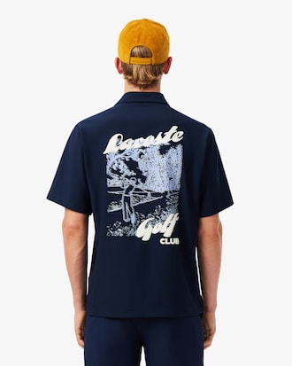 Men's Ultra Dry Printed Stretch Golf Shirt