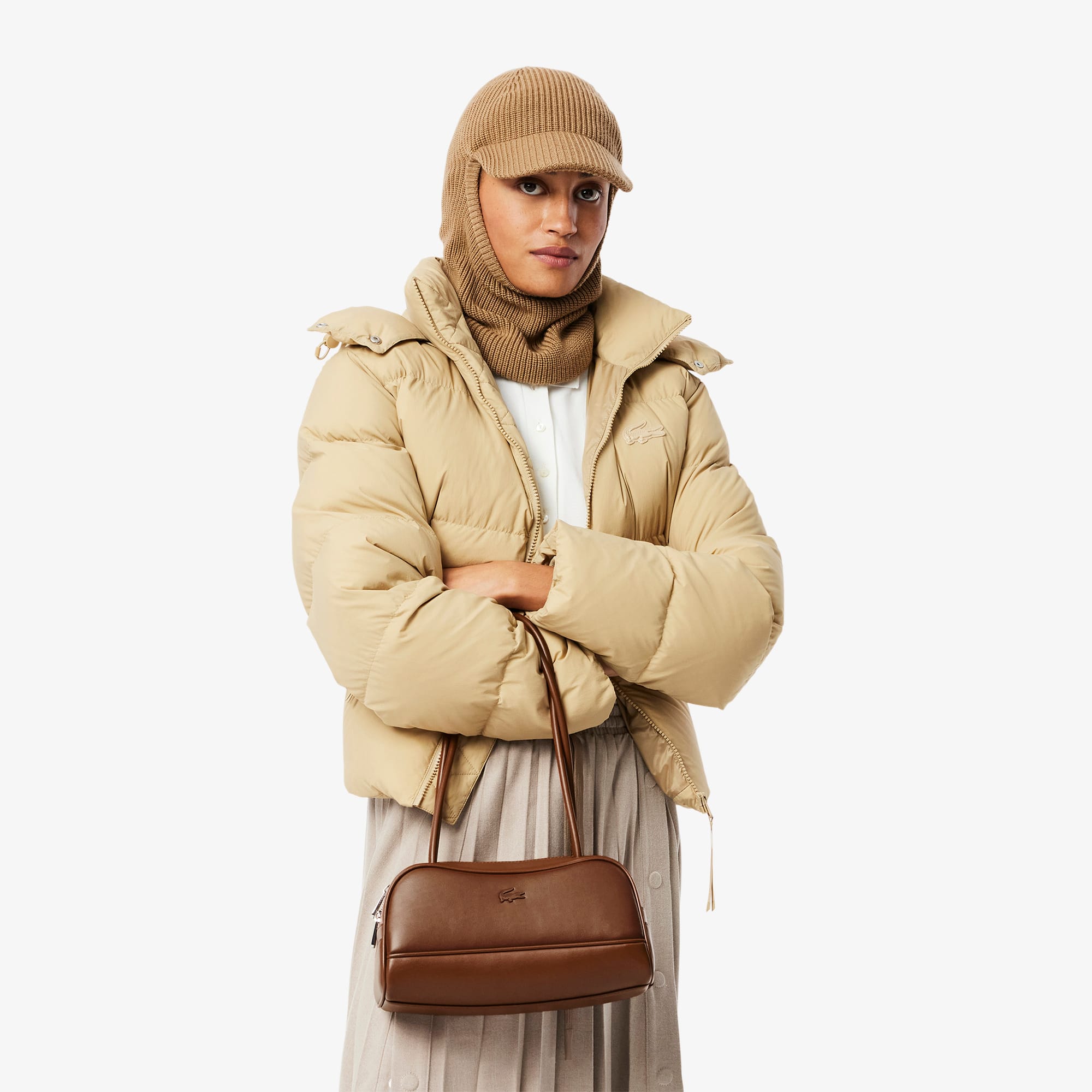 LACOSTE★LORA Horizontal Shoulder Bag★柔らかい革★早期完売 LACOSTE☆LORA Horizontal Shoulder Bag☆柔らかい革☆早期完売