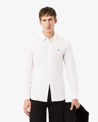 Men's Slim Fit Stretch Poplin Shirt