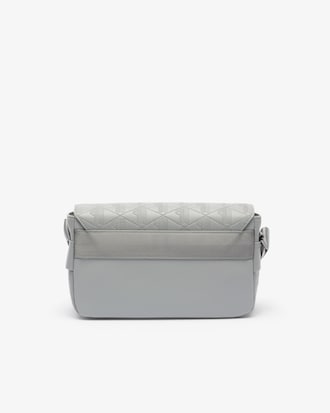 Monogram Leather Flap Close Satchel