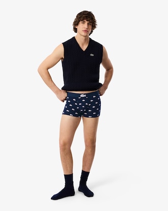 Crocodile Print Cotton Trunks