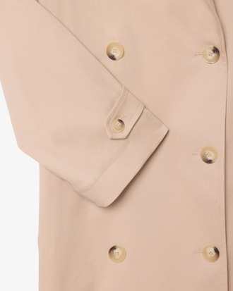 Oversized Water-Repellent Trench Coat