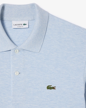 Polo L12.12 en coton petit piqué chiné