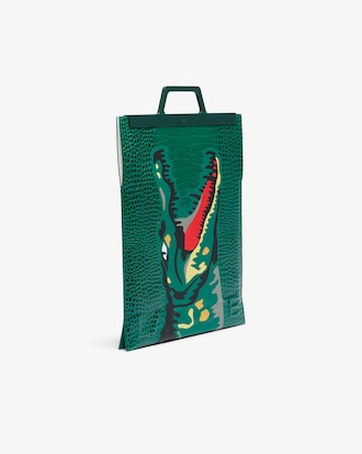 Unisex Runway Embossed Crocodile Tote