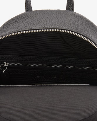 Mochila Croco Crew mini con logotipo en relieve en piel para mujer