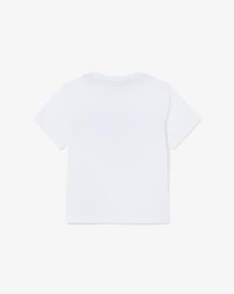 Boys' Monogram Print Cotton T-Shirt