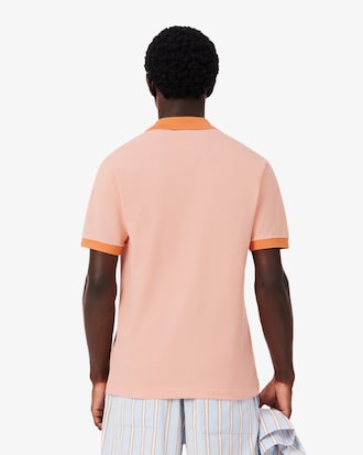 Classic Fit Contrast Rib Polo