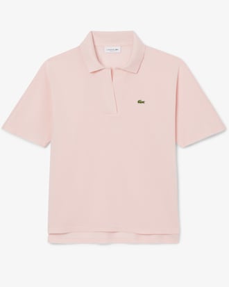 Polo de Piqué con Corte Relajado para Mujer