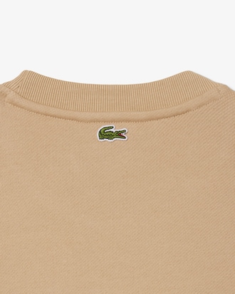 Sweatshirt coton logo emboss&eacute;