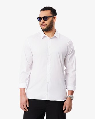 Men's Slim Fit Stretch Button Down Shirt