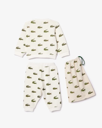 Unisex Croc Print Cotton Pajama Gift Set