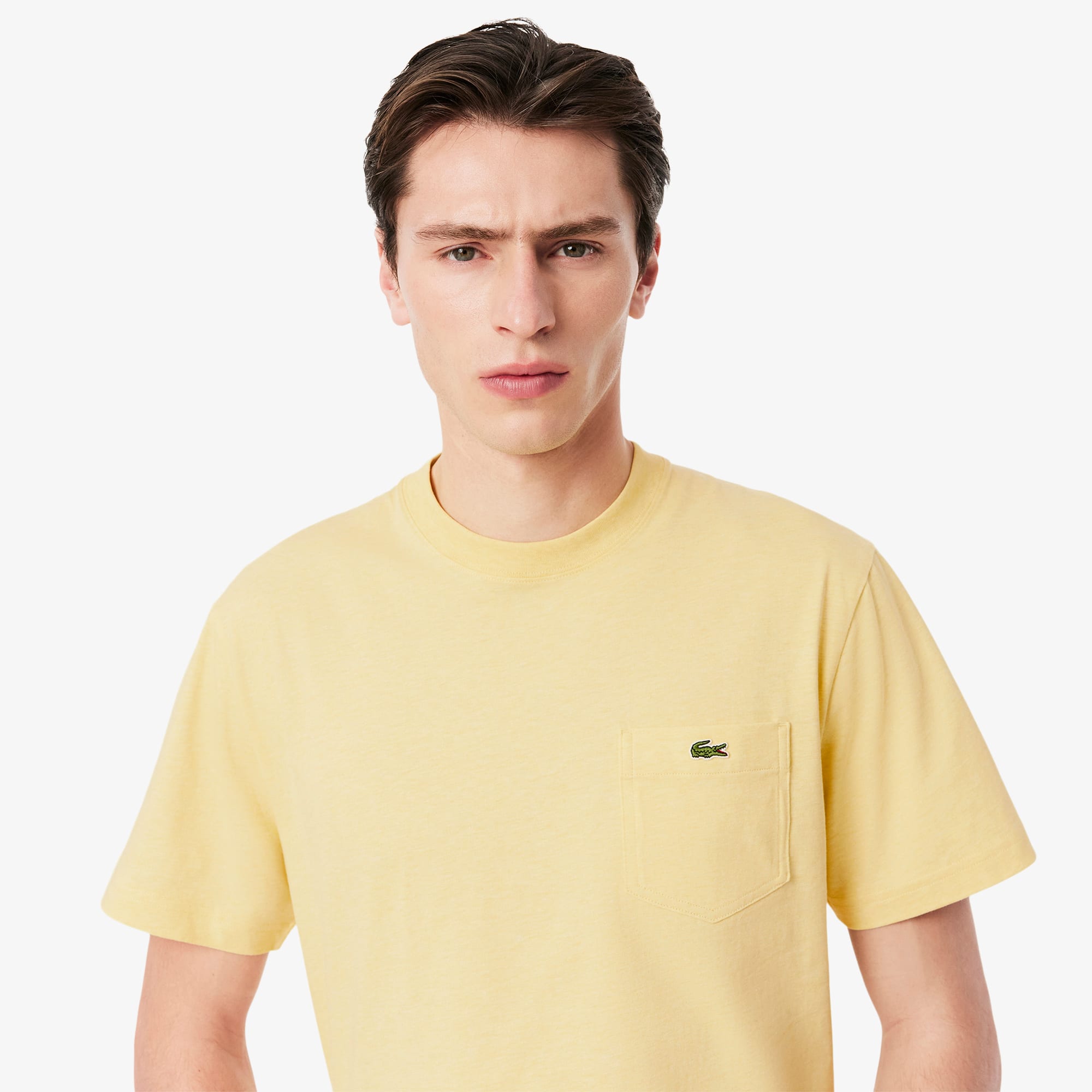 Tシャツ・カットソー LACOSTE Men T-shirt Yellow PH0740 GZI Men's Cotton T-Shirt - T-shirts - New In 2025 | Lacoste