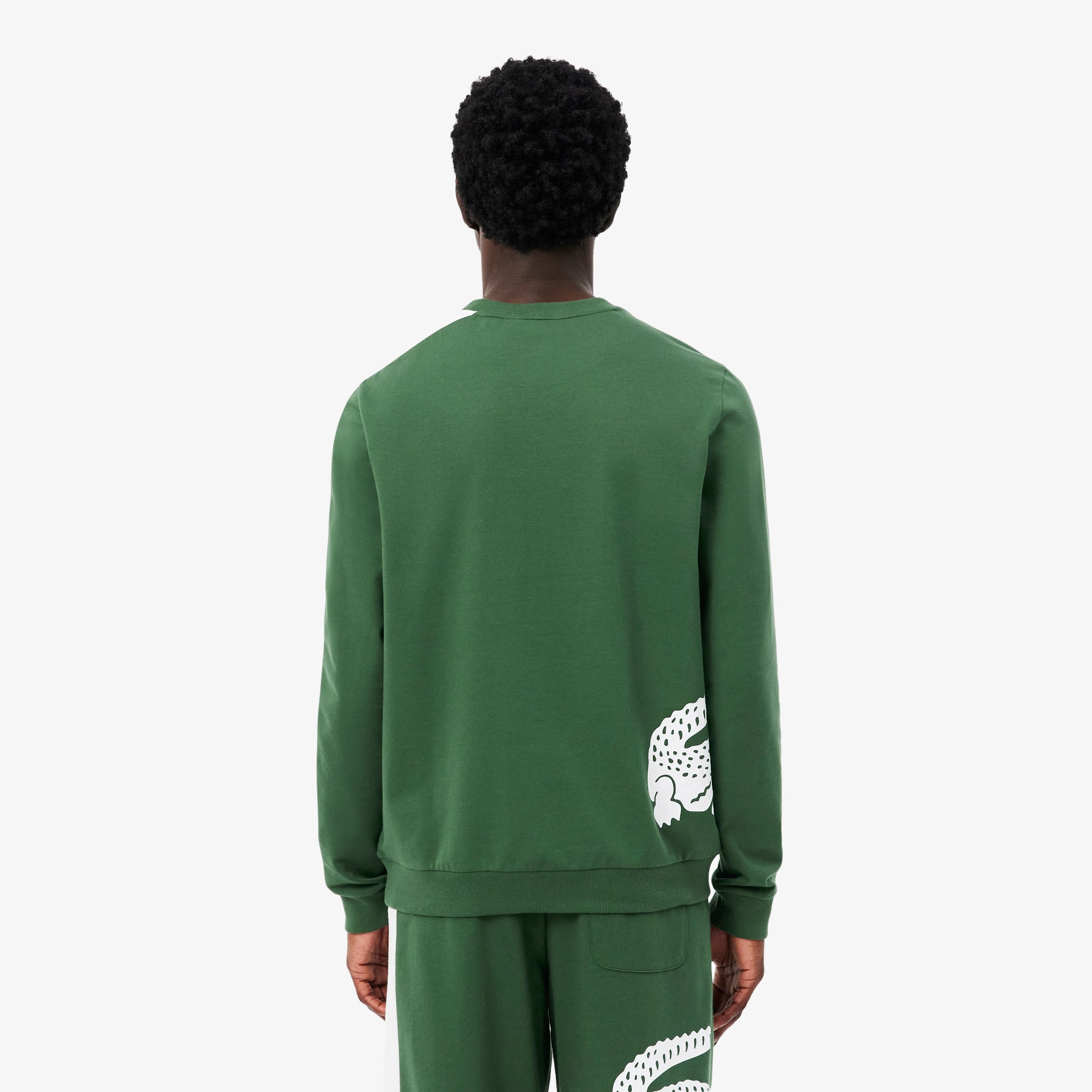 Men's Printed Fleece Lounge Sweatshirt