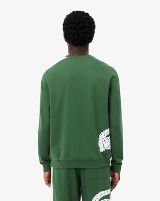 Men's Printed Fleece Lounge Sweatshirt