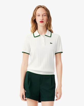 Pull Golf col polo manches courtes