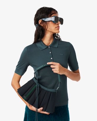 Runway Small Leather Mesh Lenglen Purse