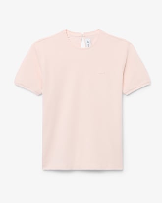 Fluid Scallop Trim Piqu&eacute; T-shirt