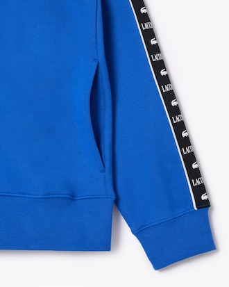 Men's Logo Stripe Zip-Up Sweatshirt