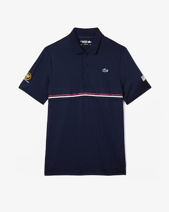 Men's Presidents Cup Lacoste SPORT Tricolour Band Polo