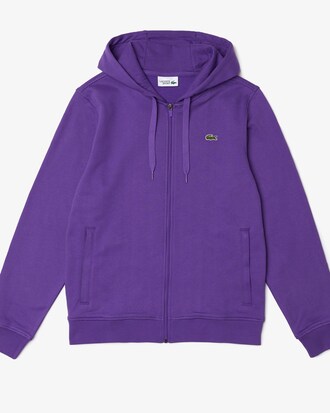 Sweatshirt &agrave; capuche Lacoste SPORT l&eacute;ger bi-mati&egrave;re