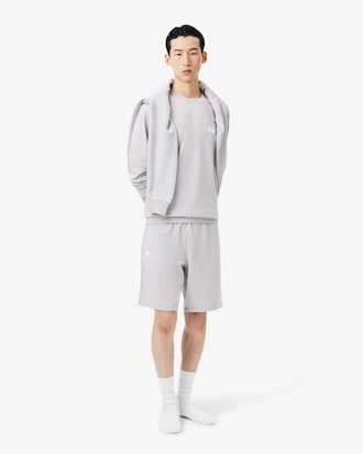 Shorts De Pijama De Forro Polar De Corte Recto Para Hombre