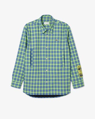 Men's Relaxed Fit Plaid Overshirt