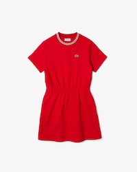 Kids' Heritage Print Cotton Fleece T-Shirt Dress