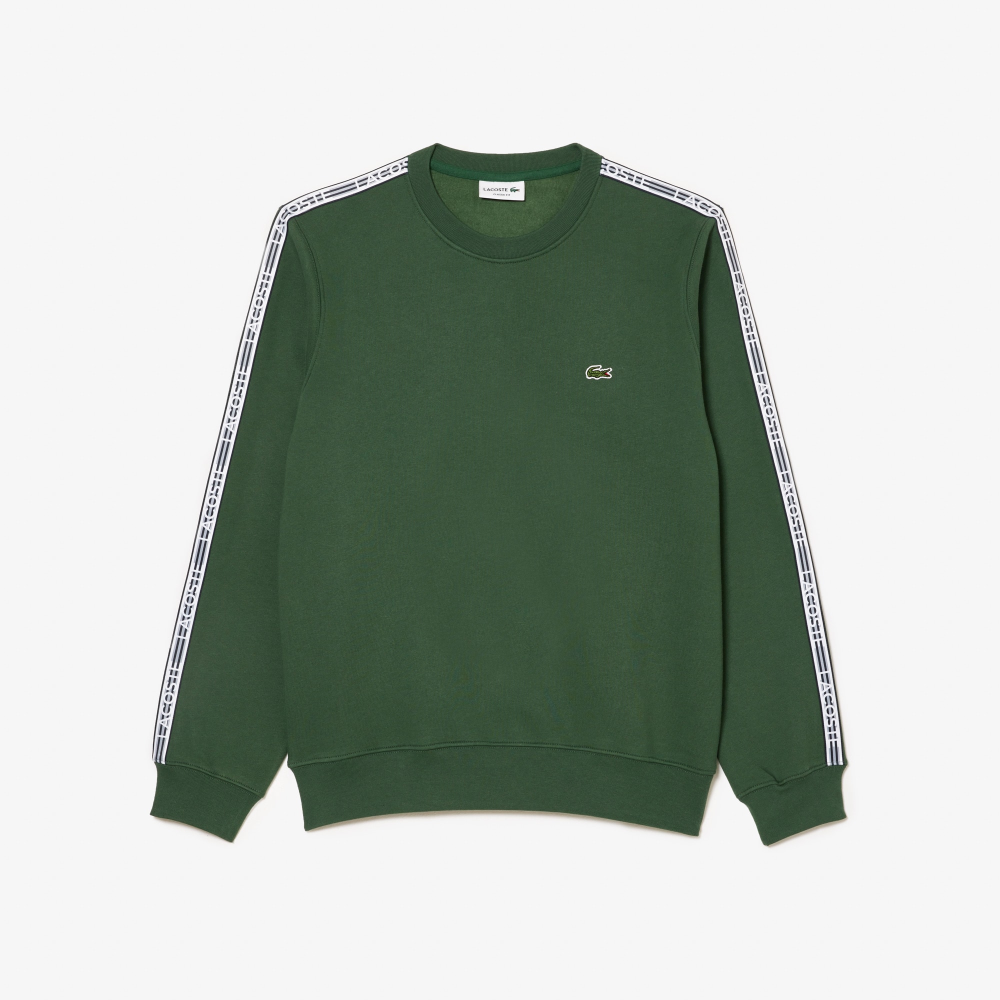 LACOSTE/ストライプロゴテープスウェットLogo Stripe Flannel LACOSTE/ストライプロゴテープスウェットLogo Stripe Flannel