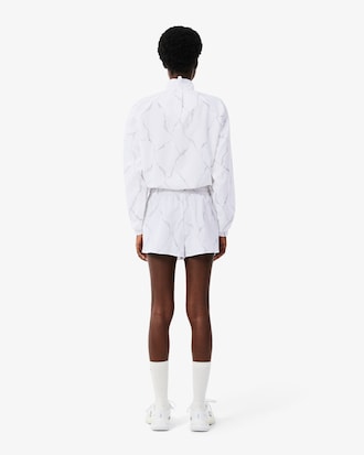 Reflective Print Lined Tennis Shorts