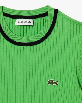 Women's Seamless 3D Knit Ribbed Sweater