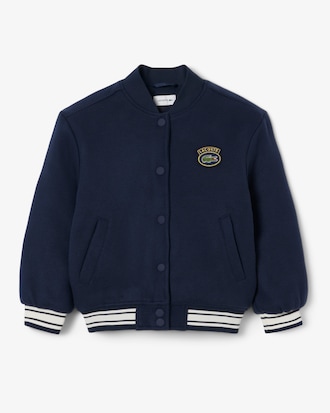 Crocodile Badge Bomber Jacket