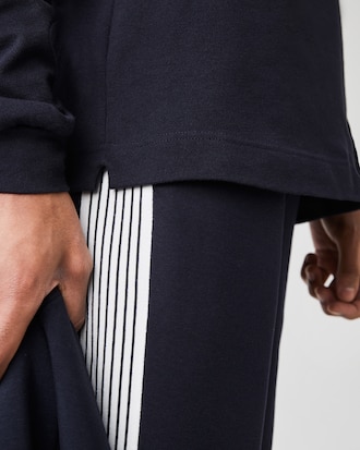 Men's Turtleneck Stretch Organic Cotton Piqu&eacute; T-shirt