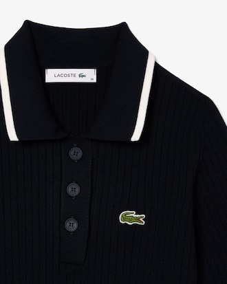 Vestido polo acampanado sin costuras 3D