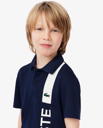 Kids' Ultra Dry Piqué Tennis Polo