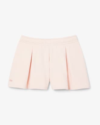 Shorts de tela plisados ​​para mujer