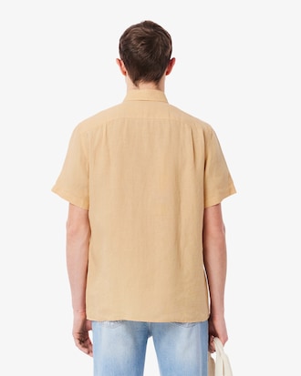 Chemise à manches courtes homme en lin