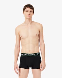 3-Pack Stretch Jersey Branded Trunks