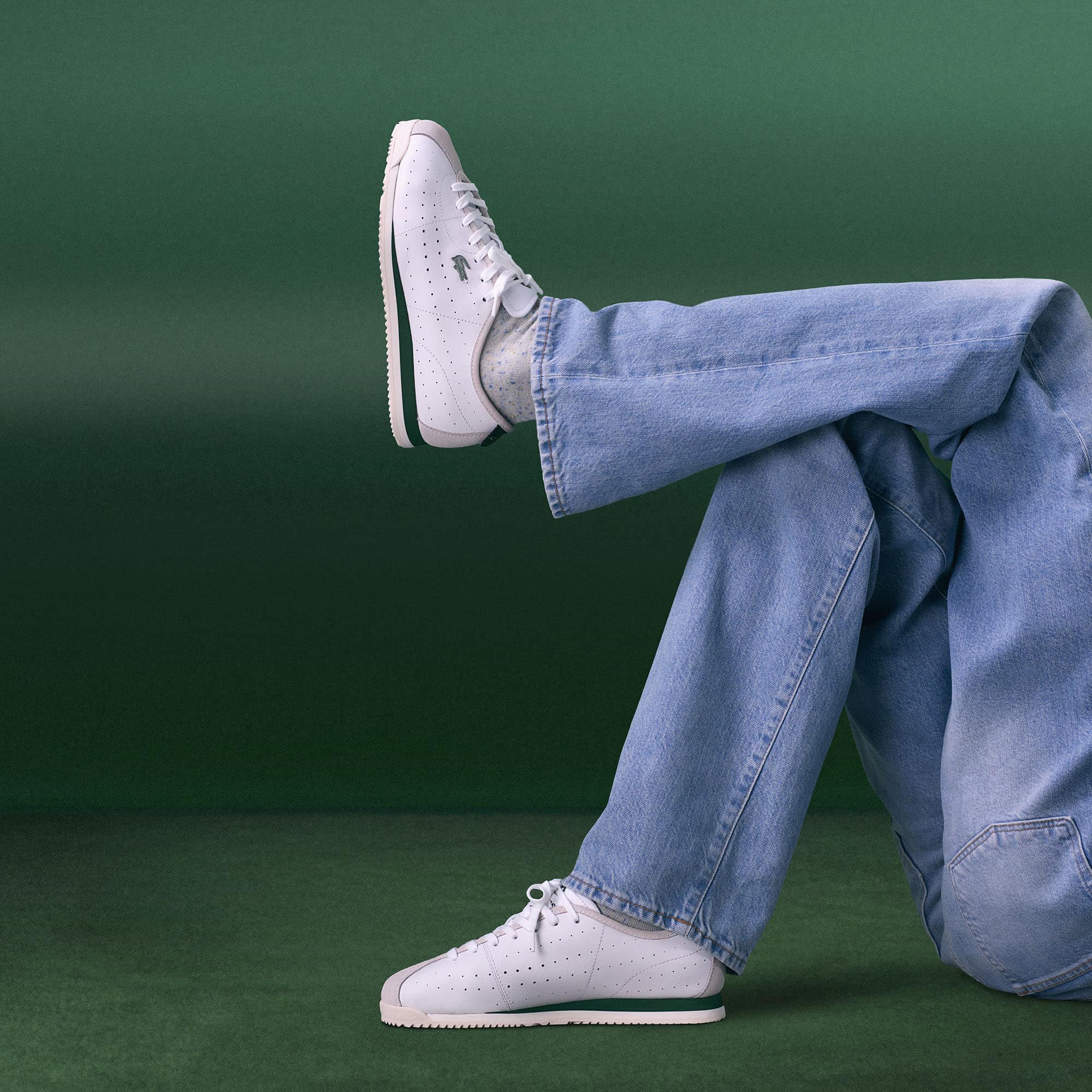Lacoste★(w) Club-Low Leather Sneakers★22-25cm★早期完売 Men's Club-Low Leather Sneakers - Sneakers - New In 2025