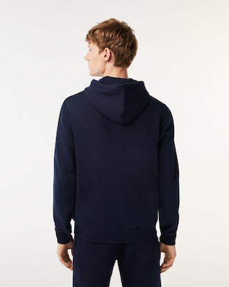 Men’s Classic Fit Branded Stripes Zip-Up Hoodie